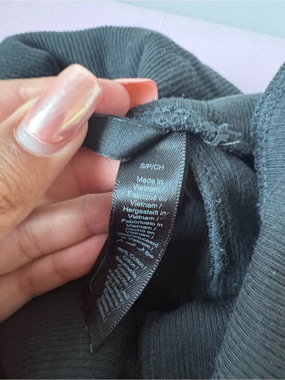 Skims Fold-Over Ribbed Pants - Picture 4 of 4